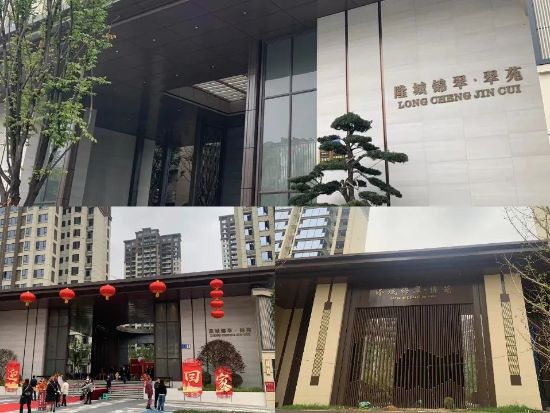 四川隆昌隆（lóng）城錦（jǐn）翠·錦苑（yuàn）護欄百葉窗空調架項目