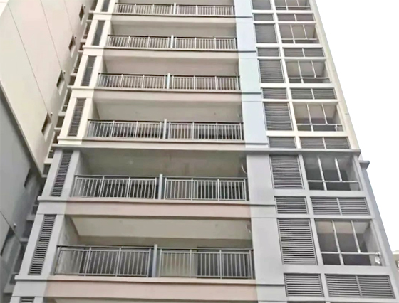 福建三明博森翰林城鋅鋼欄（lán）杆工程