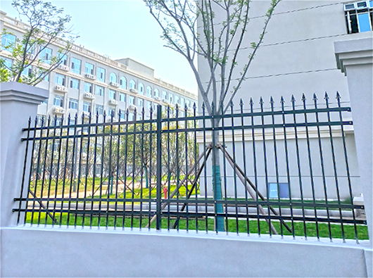 湖北荊州長江大學文（wén）理學院鋅鋼欄杆案例-03